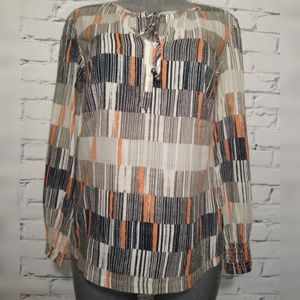 Calvin Klein jeans stripped,tunic blouse size "S".
